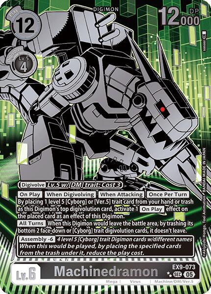 Machinedramon Rare Pull digimon card