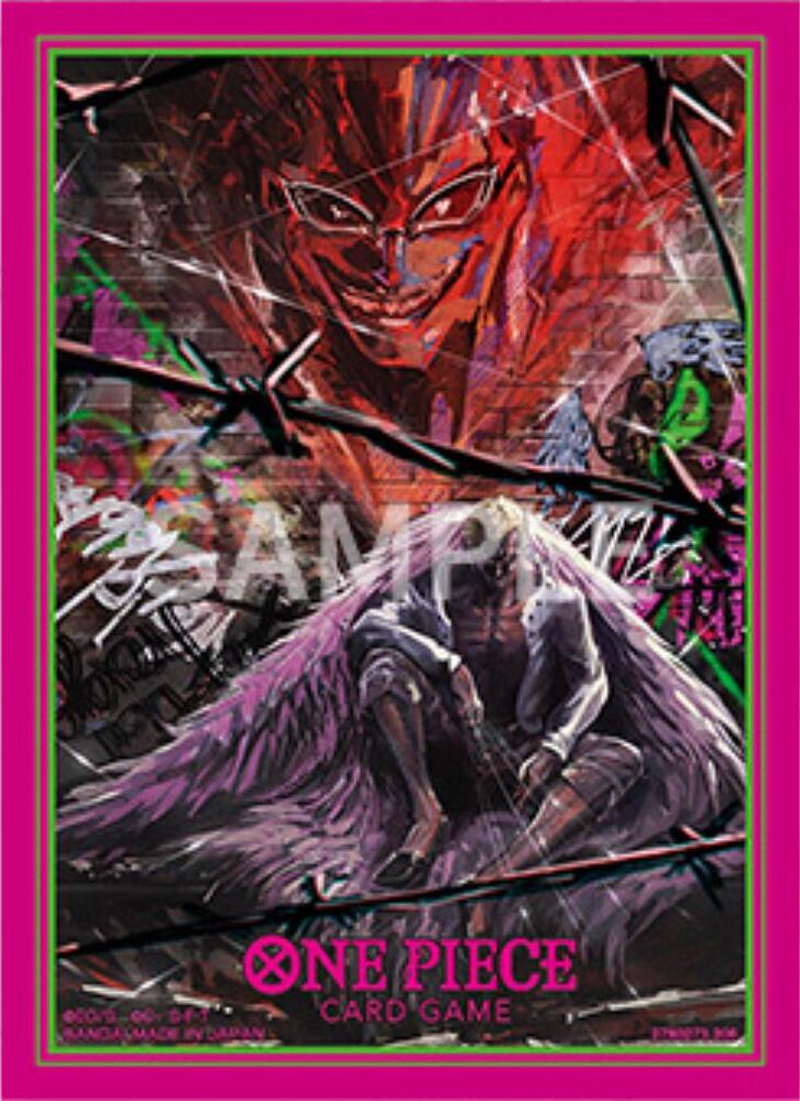 One Piece Card Game Official Sleeves: TCG+ Store Edition Vol. 4 -  Donquixote Doflamingo (70-Pack) - Bandai Card Sleeves - Card Sleeves
