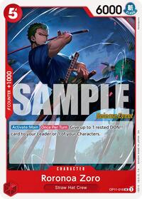 Roronoa Zoro (A Fist of Divine Speed Release Event Cards)