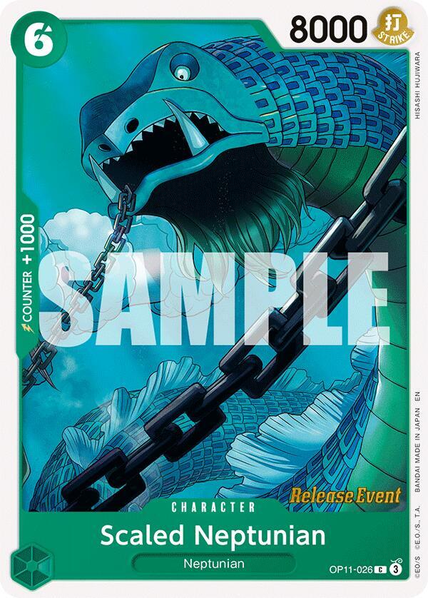 Scaled Neptunian - A Fist of Divine Speed Release Event Cards