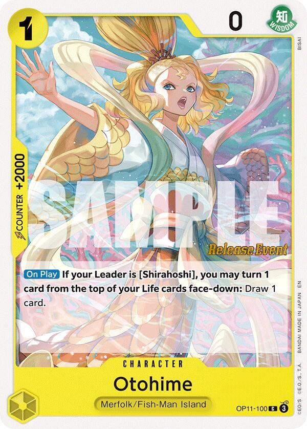 Otohime - A Fist of Divine Speed Release Event Cards - One Piece