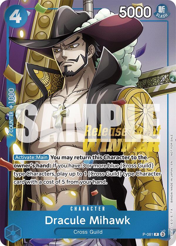 Dracule Mihawk (OP11 Release Event Winner) - One Piece Promotion