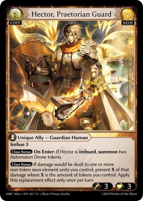 Hector, Praetorian Guard - Mercurial Heart Alter Edition - Grand