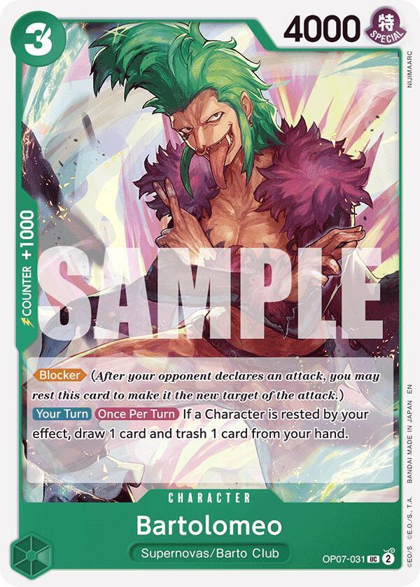 Bartolomeo Reprint onepiece card