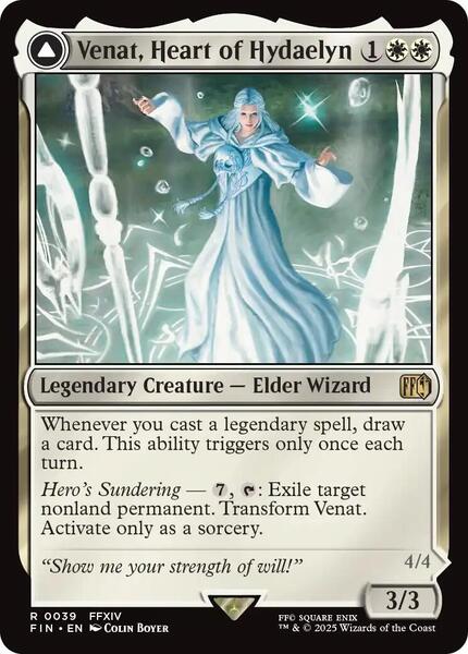Venat, Heart of Hydaelyn - FINAL FANTASY - Magic: The Gathering