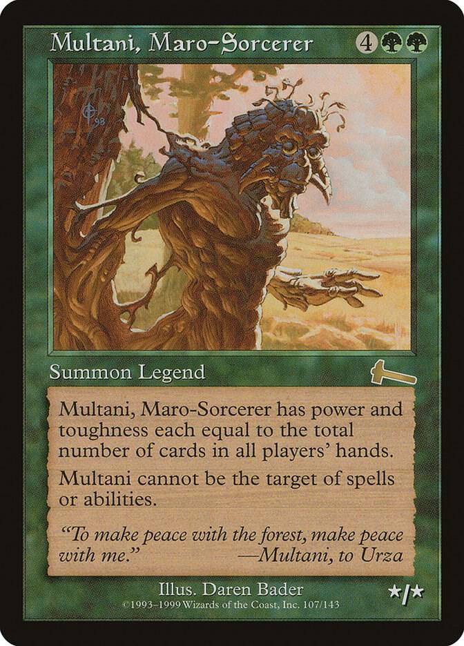 Multani, Maro-Sorcerer - Urza's Legacy - Magic: The