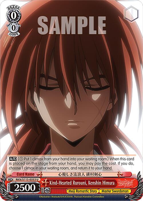Kind-Hearted Rurouni, Kenshin Himura