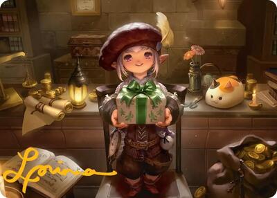 Tataru Taru Art Card (Gold-Stamped Signature)
