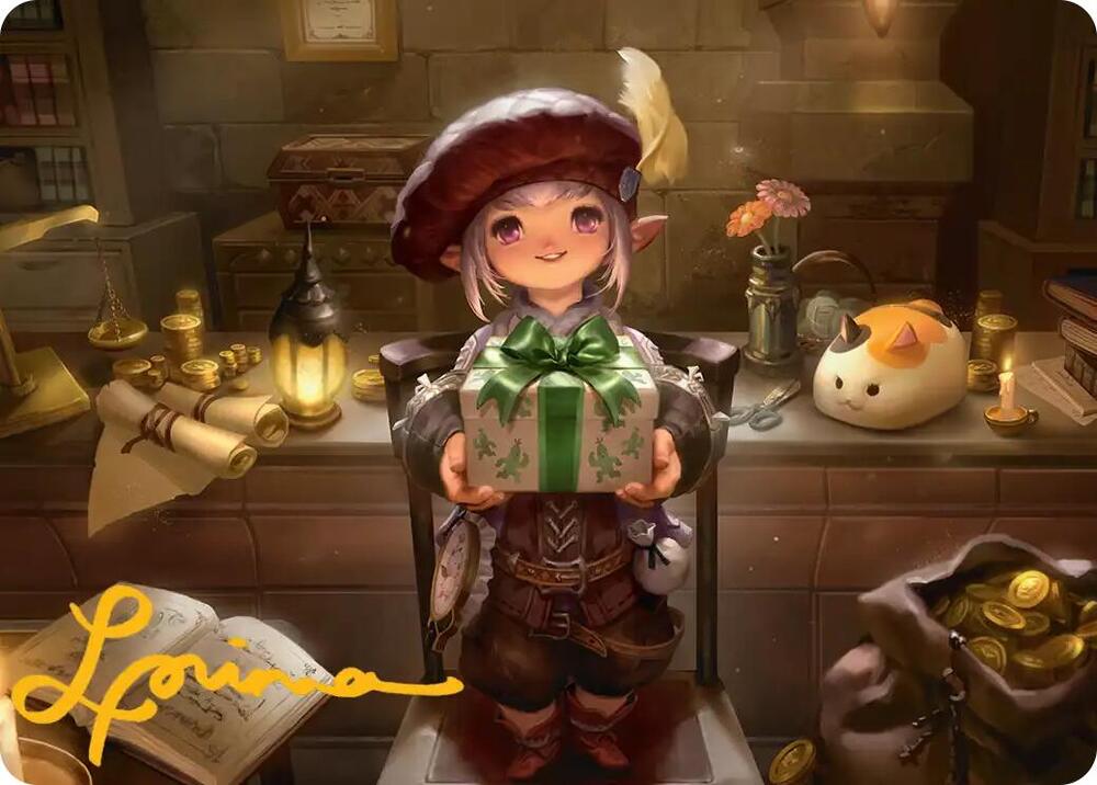 Tataru Taru Art Card (Gold-Stamped Signature) - Art Series