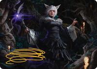 Y'shtola, Night's Blessed Art Card (21) (Gold-Stamped Signature)