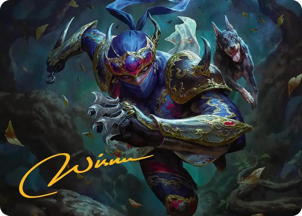 Shadow, Mysterious Assassin Art Card (Gold-Stamped Signature