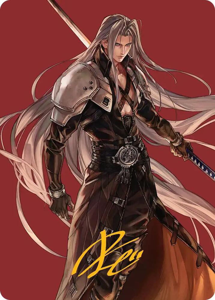 Sephiroth, Fabled SOLDIER Art Card (Gold-Stamped Signature) - Art