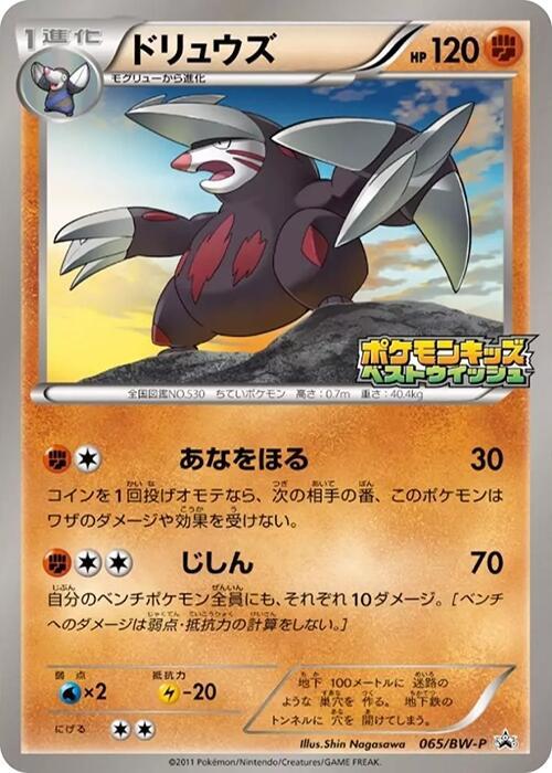 Excadrill - 065/bw-p