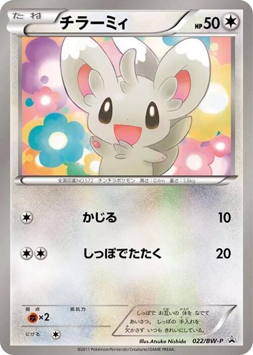 Minccino - 022/BW-P - BW-P Promotional cards - Pokemon Japan