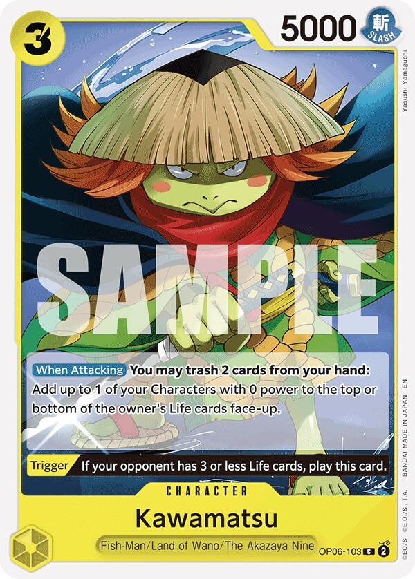 Kawamatsu Reprint onepiece card