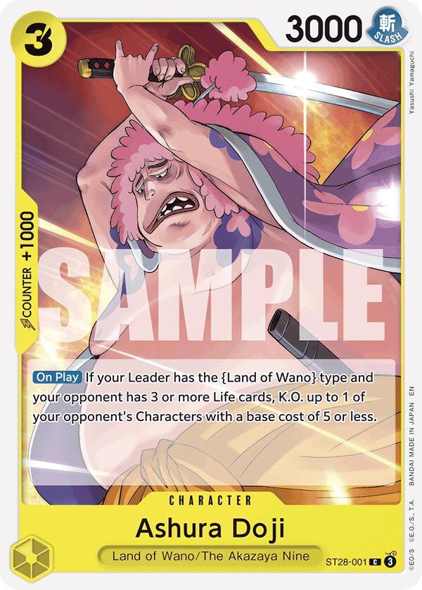 Ashura Doji onepiece card