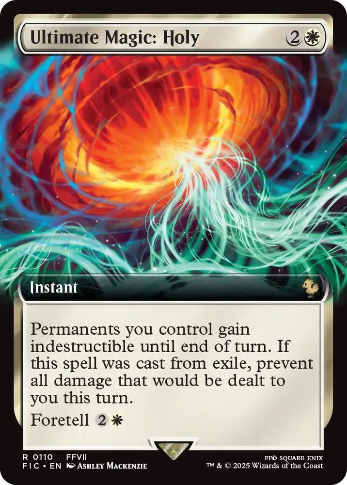 Ultimate Magic: Holy (Extended Art) - Commander: FINAL FANTASY