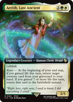 最後の古代種エアリス/Aerith, Last Ancient拡張foil 英語 最後の古代種エアリス FOIL 英語 拡張アート MTG FOIL】【日