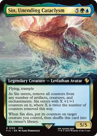 Sin, Unending Cataclysm (Extended Art) (Foil)