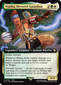 Wakka, Devoted Guardian (Extended Art) - Commander: FINAL FANTASY - Magic: The Gathering card