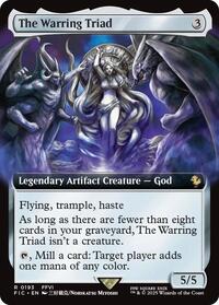 The Warring Triad (Extended Art) - Commander: FINAL FANTASY - Magic: The Gathering card