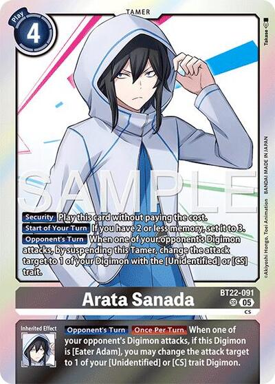 Arata Sanada Cyber Eden card price