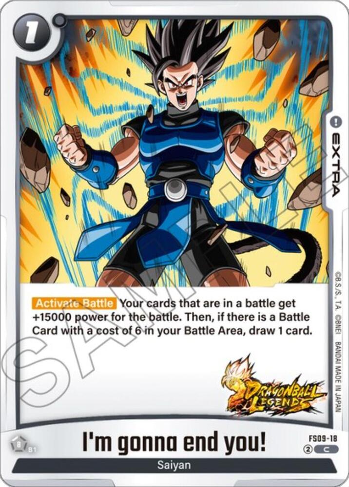 I'm gonna end you! - Starter Deck 9: Shallot - Dragon Ball Super