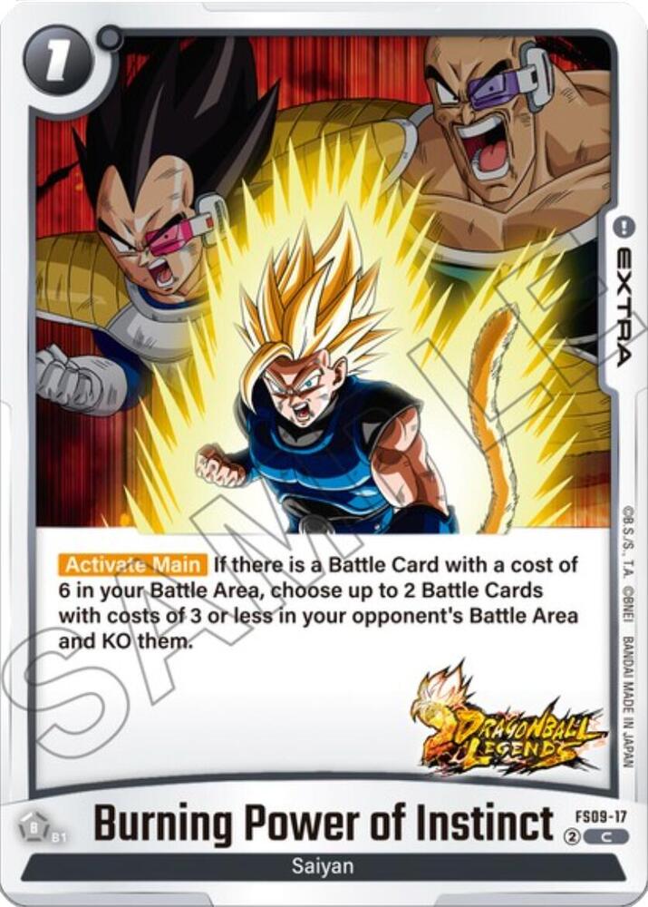 Burning Power of Instinct - Starter Deck 9: Shallot - Dragon Ball