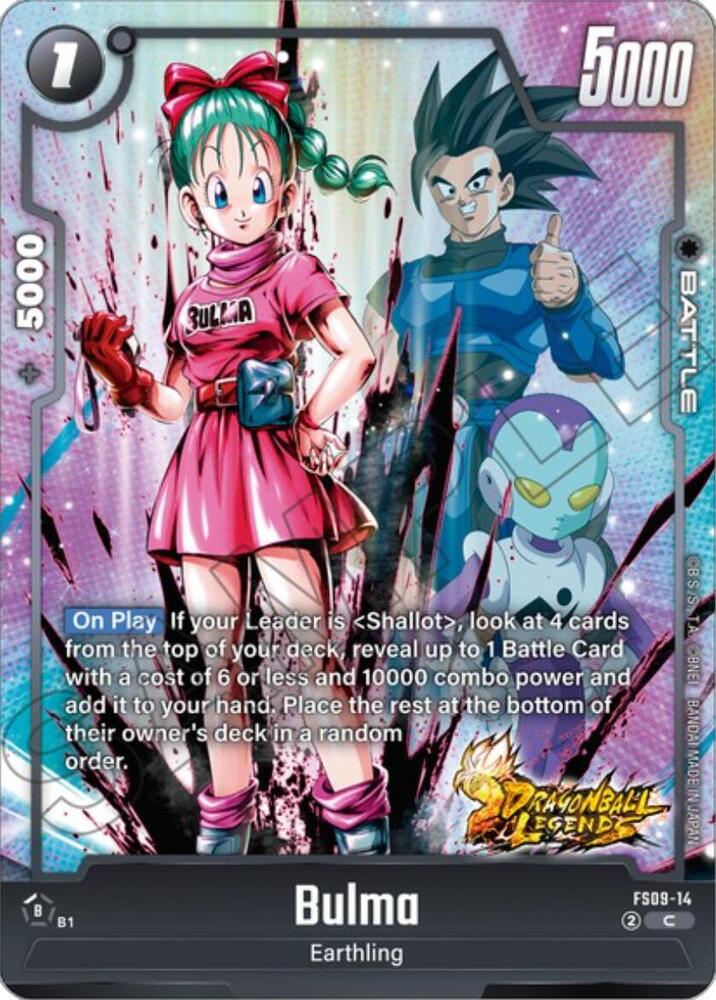 Bulma - Starter Deck 9: Shallot - Dragon Ball Super: Fusion World