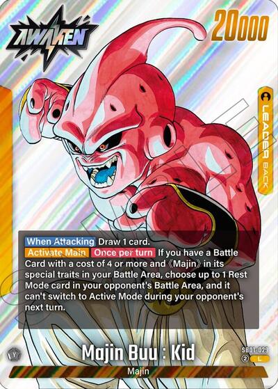 Majin Buu : Evil // Majin Buu : Kid - SB01-029 card