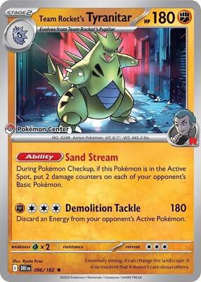 Team Rocket's Tyranitar (Pokemon Center Exclusive