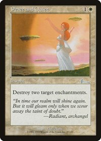 Peace and Quiet - Urza's Legacy - Magic: The Gathering card