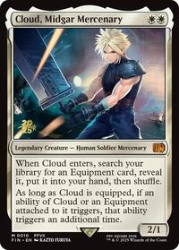 Cloud, Midgar Mercenary - Prerelease Cards - Magic: The Gathering card