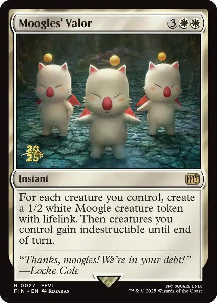 Moogles' Valor #27s — Final Fantasy Promos