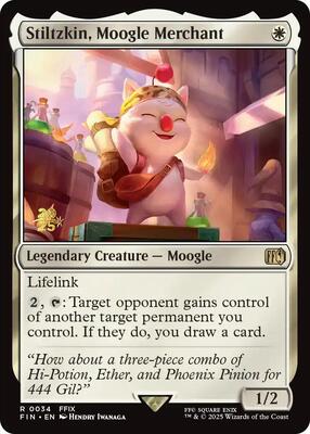 Stiltzkin, Moogle Merchant #34 – Prerelease Cards (Rare)