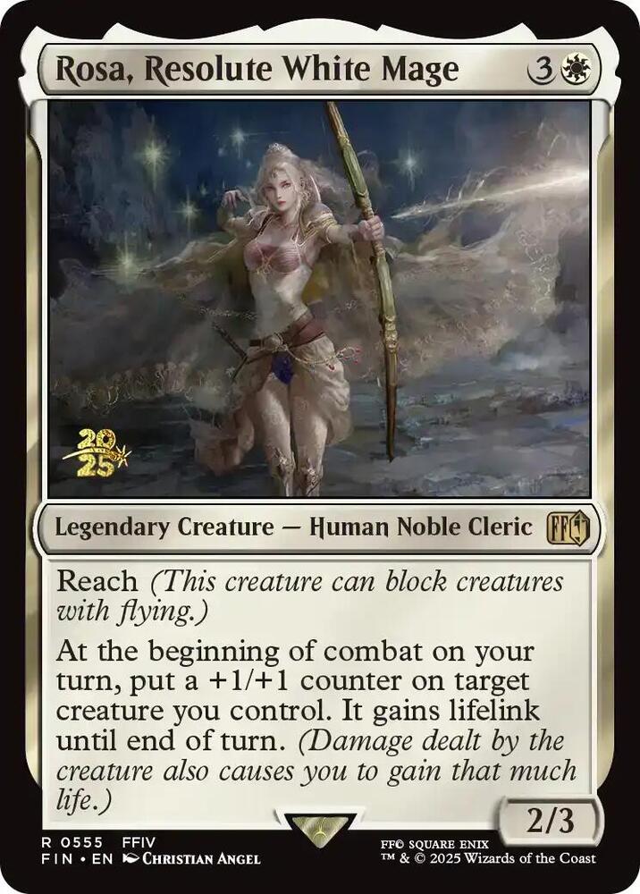 Rosa, Resolute White Mage 555 card