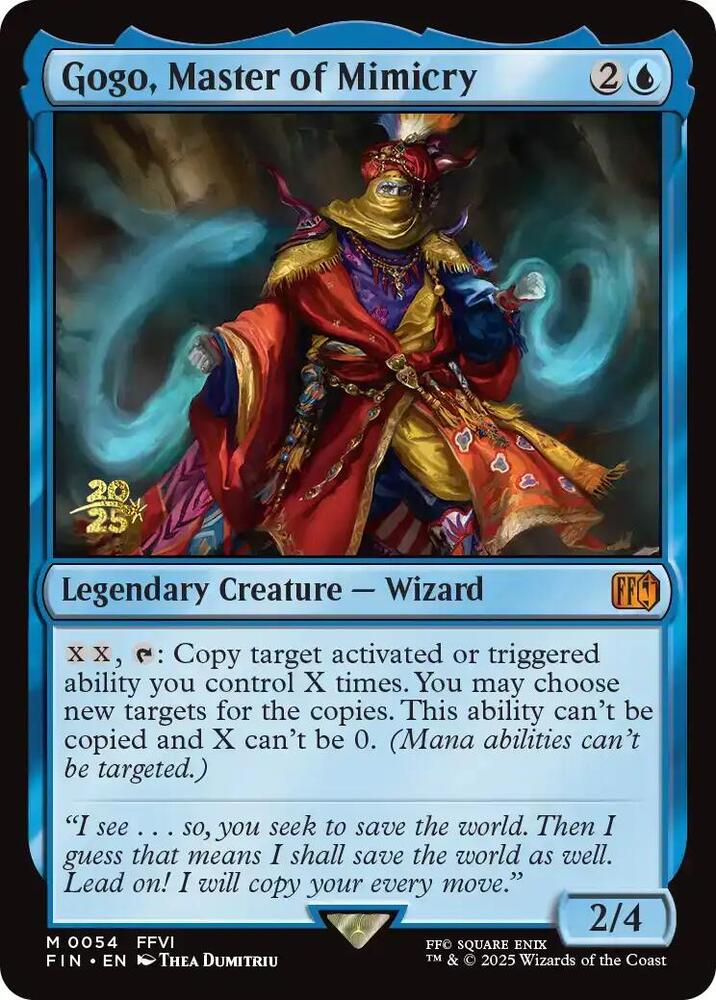 Gogo, Master of Mimicry - Prerelease Cards - Magic: The Gathering