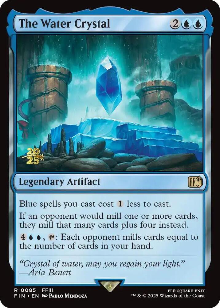 その他 MTG ReFa Crystal The Water Crystal - Prerelease Cards - Magic: The Gathering