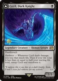 Cecil, Dark Knight - Prerelease Cards - Magic: The Gathering card