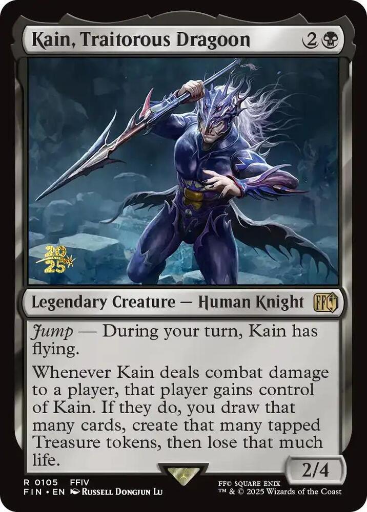 Kain, Traitorous Dragoon #105s — Final Fantasy Promos