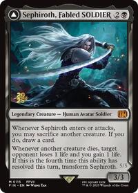 Sephiroth, Fabled SOLDIER (Prerelease Cards)
