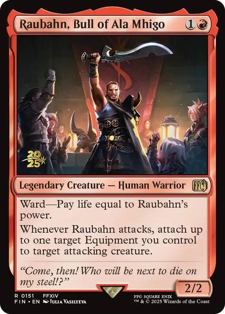 Raubahn, Bull of Ala Mhigo #151s — Final Fantasy Promos