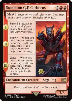 Summon: G.F. Cerberus #162 – Prerelease Cards (Rare)