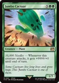 Jumbo Cactuar - Prerelease Cards - Magic: The Gathering card