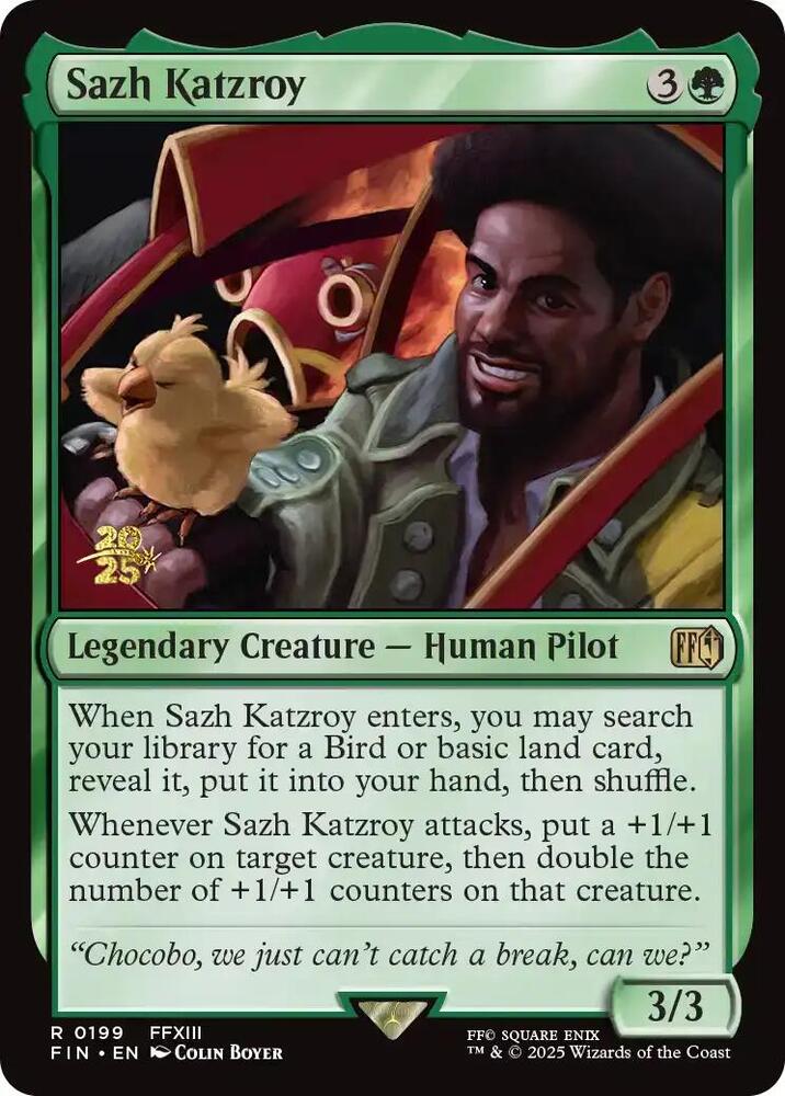 Sazh Katzroy - Prerelease Cards - Magic: The Gathering - TCGplayer.com