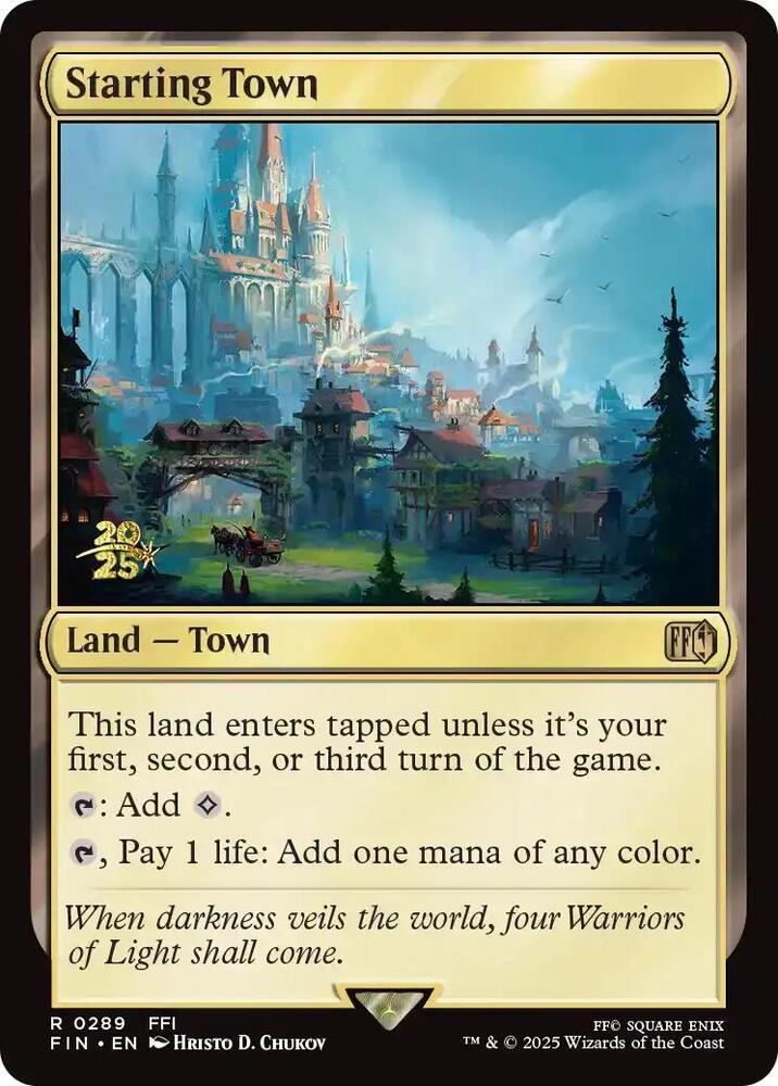 き*ん様 MTG 始まりの町/Starting Town 4枚セット 英語