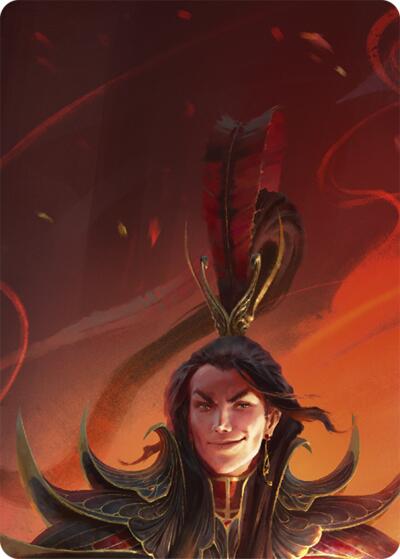 Kano, Draci of Aether // Taipanis Draca of Judement Double Sided Art Card (Top Center)