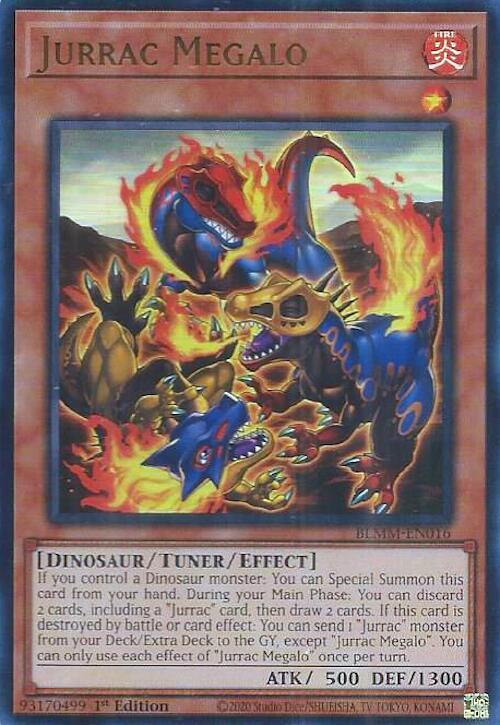 Jurrac Megalo - Battles of Legend: Monster Mayhem - YuGiOh
