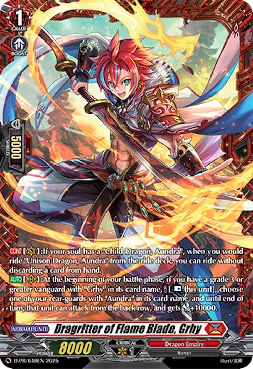 Dragritter of Flame Blade, Grhy