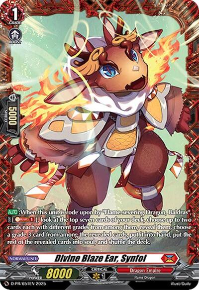 Divine Blaze Ear, Synfol